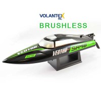 Volantex rc Racent Vector SR48 BRUSHLESS Boat Noir Prêt à naviguer