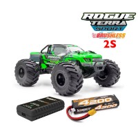 Hobbytech Rogue Terra Sport Brushless 2s vert - Pack RTR
