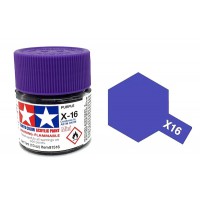 Pot de peinture acrylique Tamiya X-16 Violet brillant 10ml