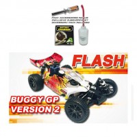 MHDPRO Flash BX V2 GP Jaune/Rouge RTR 1/10 - Prêt à rouler