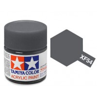 Pot de peinture acrylique Tamiya XF-54 Gris Mer Foncé mat 10ml