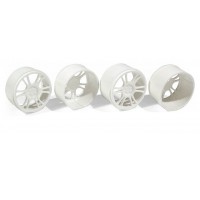 Jante micro blanches Xray avant/arrière (4 pièce(s)