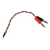 Cordon de charge bananes 4mm vers micro JST 1,25 2P 15cm