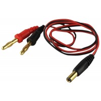 Cordon de charge bananes 4mm vers jack émetteur Futaba