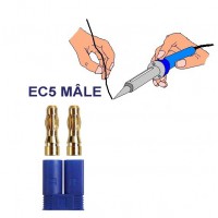 Connecteur EC5 Mâle soudée atélier