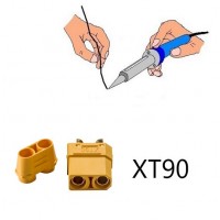 Connecteur OR XT90 Femelle avec capuchon soudée atelier