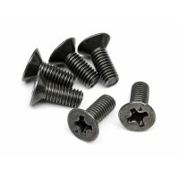 Vis tête fraisée M3x8mm 6 pièces
