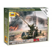 1/72 Zvezda Canon anti-aérien Soviétique + servants