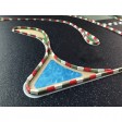 Turbo Racing Elements de rail en plastique blanc pour piste (50 pcs)