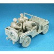 1/35e MiniArt Jeep d'etat major + equipage armée britannique WWII
