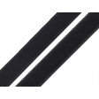 Velcro autocollant noir, long 20 cm/largeur 20mm