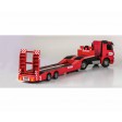 Carson Mercedes-Benz Semi-Remorque AROCS Goldhofer + remorque porte-engin RTR 1/20