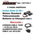Traxxas Mini Maxx BL-2S Bleu - Prêt à Rouler