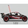 Traxxas Pro Scale Funco Sand Car 4X2 Rouge 8S SUR-COMMANDE
