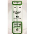 109-Evergreen 10 Baguettes rectangulaires 355x0,25x6,35mm