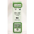 112-Evergreen 10 Baguettes rectangulaires 355x0,38x1,01mm