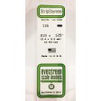 116-Evergreen 10 Baguettes rectangulaires 355x0,38x3,17mm
