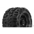 Roues Proline Trencher 3,8" sur jante noire F-11 (paire) 17mm 1/2" offset Truggy