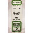 125-Evergreen 10 Baguettes rectangulaires 355x0,50x2,54mm