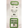 127-Evergreen 10 Baguettes rectangulaires 355x0,50x3,96mm