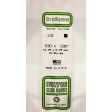 131-Evergreen 10 Baguettes carrées 355x0,76x0,76mm