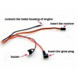Interrupteur à distance Glow Engine Auto Booster/ Switch RCD3002 (Buzzer Version)