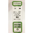 146-Evergreen 10 Baguettes rectangulaires 355x1,01x3,17mm