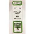 147-Evergreen 10 Baguettes rectangulaires 355x1,01x3,96mm