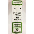153-Evergreen 10 Baguettes carrées 355x1,52x1,52mm