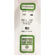 155-Evergreen 10 Baguettes rectangulaires 355x1,52x2,54mm