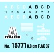 1/56e Italeri FlaK 37 88mm