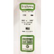 158-Evergreen 9 Baguettes rectangulaires 355x1,52x4,77mm