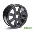 Roues Louise RC B-Pirate soft (x2) jantes noir buggy 1/8
