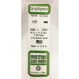169-Evergreen 7 Baguettes rectangulaires 355x2,03x6,35mm