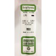 176-Evergreen 7 Baguettes rectangulaires 355x2,54x3,17mm