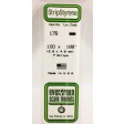 178-Evergreen 7 Baguettes rectangulaires 355x2,54x4,77mm