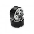 1/10 Jantes seules 1.9 Beadlock Chromées pour Crawler (1 paire)