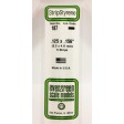 187-Evergreen 6 Baguettes rectangulaires 355x3,17x3,96mm