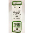 199-Evergreen 3 Baguettes carrées 355x6,35x6,35mm