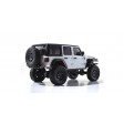 Kyosho Mini-Z 4X4 Mx-01 Jeep Wrangler Rubicon Blanc Brillant Limitée + LED