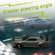 Turbo Racing Micro Drift Muscle car Grise C65 chassis CT04 1/76e