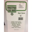 2125-Evergreen Plaque "V" 152x304x0,5x3,17mm