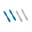 SET 4 HELICES BLEU/BLANC 4pcs - H4 GRAVIT NANO