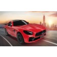 1/43e Revell Build 'n Race Mercedes AMG GT R rouge (a clipser)