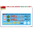 1/24e MiniArt Jeu de fûts de carburant et d'huile des années 1930-50 type 1 allemand