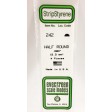 242-Evergreen 4 demi-ronds DIA.2,03x355mm