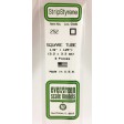 252-Evergreen 3 Tubes carrés 3,17x3,17x355mm