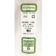 254-Evergreen 2 Tubes carrés 6,35x6,35x355mm