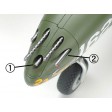 1/48e Tamiya Lockheed P-38 H Lightning