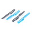 SET 4 HELICES NOIR/BLEU 4pcs - H4 GRAVIT BIG